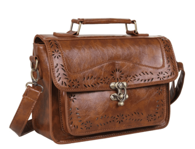 Bolso & Bandolera Hollowed-Out Ecosusi Café Diseño6