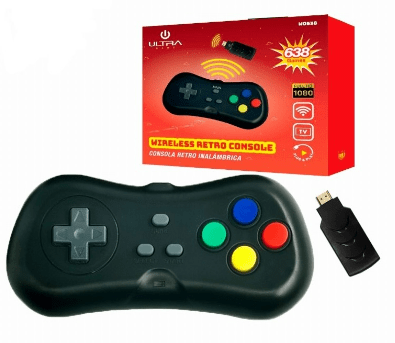 Consola Retro Inalámbrica HDMI 638 juegos Ultra1