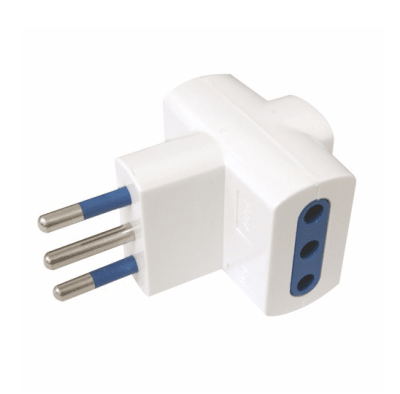 Adaptador Enchufe 3 Tomas 10A1