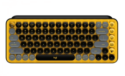 Teclado Mecanico Pop Keys Logitech Negro/Amarillo