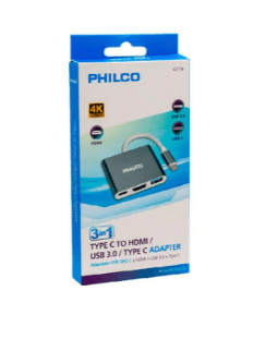 Adaptador Multifuncional 3 en 1 Philco1