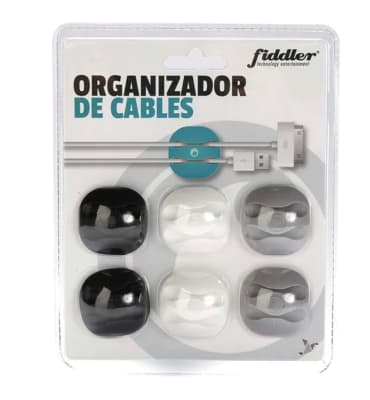 Organizador de Cables Fiddler Gray Scale5