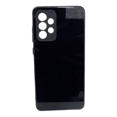 CARCASA A52/A52S NEGRO BOTON ROJO1