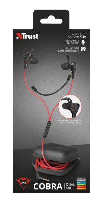 Audífonos TRUST Gamer GXT 408 COBRA 1