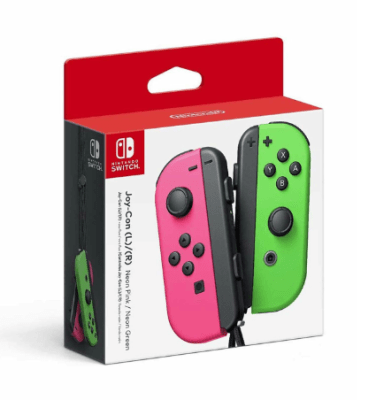 Control Nintendo Joy Con Neon Pink/ Neon Green3