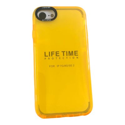 Carcasa iPhone 7/8/SE 2020 Transparente Color Amarillo1