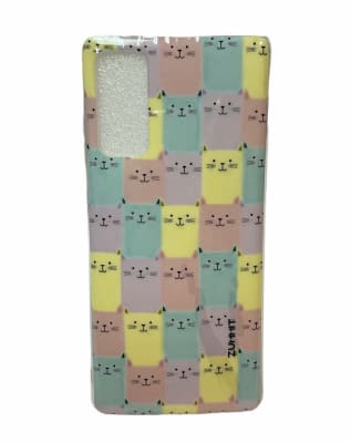 Carcasa S20 FE Silicona Gatos1