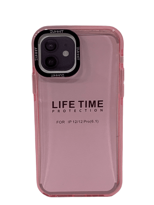 carcasa 12/pro fluor rosado1