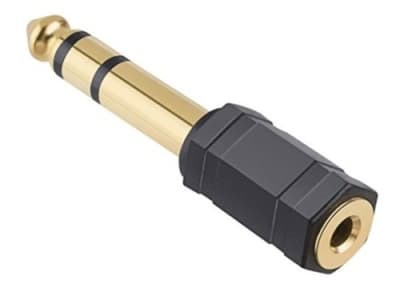 Macrotel Adaptador de Audio hembra 3,5 mm a macho 1/4