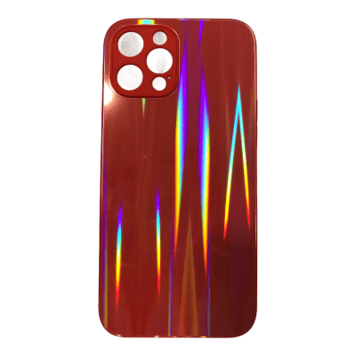 Carcasa iPhone 12 Pro Max Tornasol Rojo