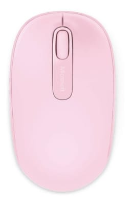 Mouse Microsoft inalámbrico Mobile 1850 Rosa1