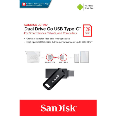 Sandisk Dual Drive USB / Tipo-C 128GB2