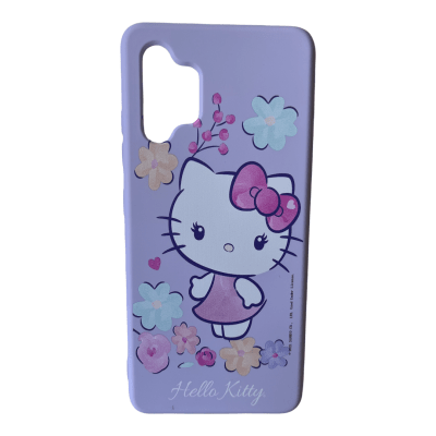 Carcasa A32 4G Hello Kitty Morado1