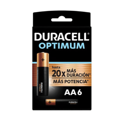 Pack 6 Pilas Duracell Optimum AA