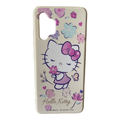 Carcasa A32 4G Hello Kitty Amarillo1