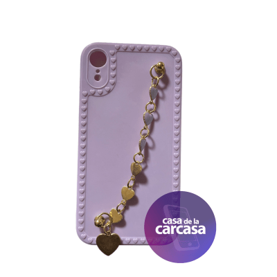 Carcasa Strap Lila Corazon iPhone XR1