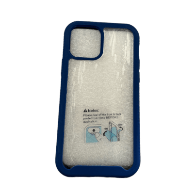 CARCASA IP13 PRO CARCASA 360 BORDE AZUL