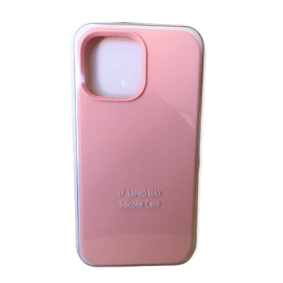 Carcasa iPhone 13 Pro Max Silicona Color Rosado1