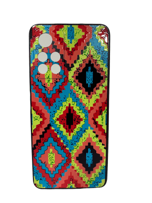 Carcasa Relieve Xiaomi POCO M4 Pro Diseño Rombos1