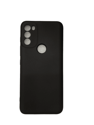 Carcasa Silicona Negra Motorola G71