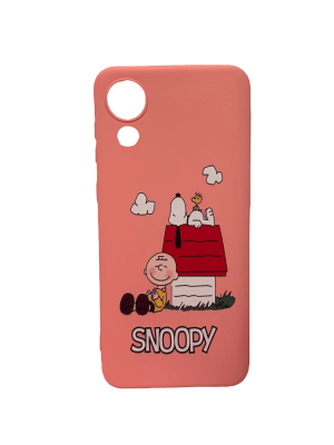 Carcasa Snoopy Rosado A03 Core