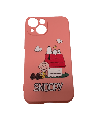 Carcasa Snoopy Rosada iPhone 13 Mini1