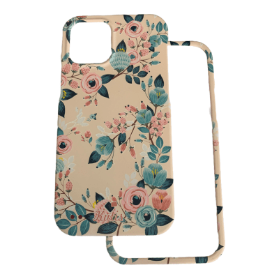 Carcasa Kutis 360° iPhone 12/12Pro Diseño Rosa Vintage1