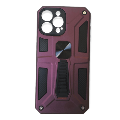 Carcasa iPhone 13 Pro Armor Soporte Púrpura