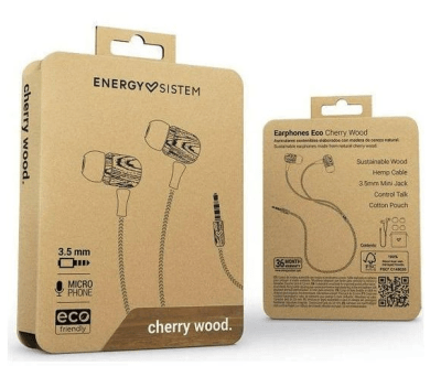 Audífono 3.5mm Cherry Wood Energy Sistem3