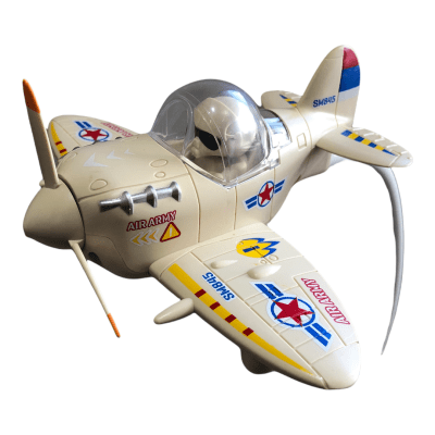 Lampara Avion 3 Tonos Amarillo1