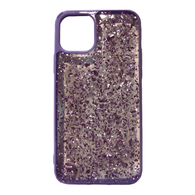 Carcasa Glitter Morado iPhone 11 Pro Max1