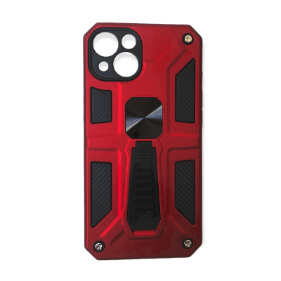 Carcasa iPhone 13 Armor Soporte Rojo2