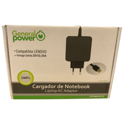 General Power Cargador Notebook Compatible LENOVO 20V/2.25 A2