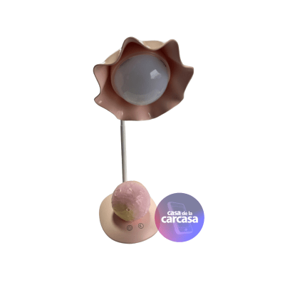 Lampara 3 Tonos con Luna Colores Rosado1