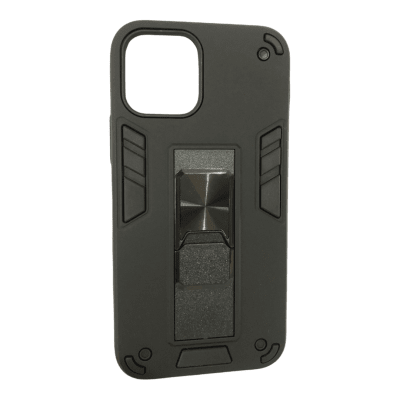 Carcasa iPhone 12/12 Pro Robótica con Soporte Negro1