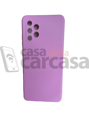 Carcasa A32 4G Silicona Morada1