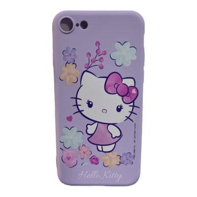 Carcasa iPhone 7/8 Hello Kitty Morado1