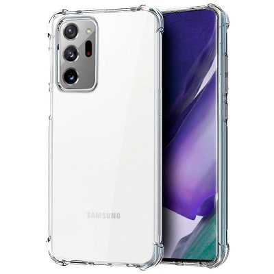 Carcasa Note 20 Ultra Transparente Borde Reforzado1