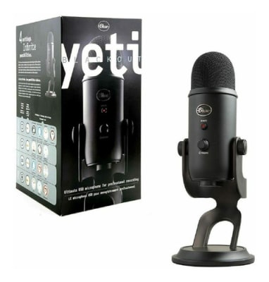 Blue YETI Microfono BlackOut Blue3