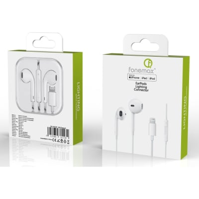 Audífonos Manos Libres Certificados Fonemax EarPods Lightning1