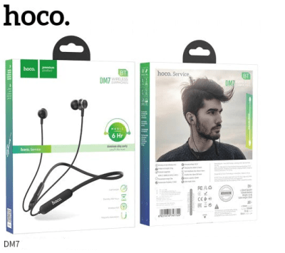 Audífono Hoco DM7 Sport BT Negro2