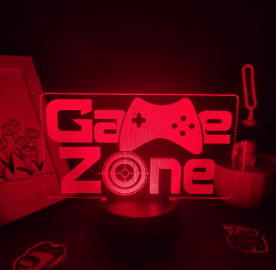 Lampara LED RGB Game Zone1