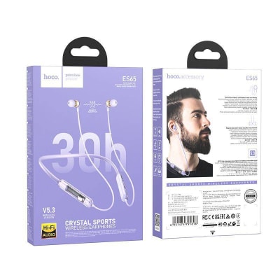 Audífono Hoco ES65 Sports BT Morado1