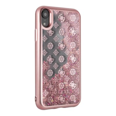 Carcasa Guess Iphone XR Glitter Liquida Brillo2