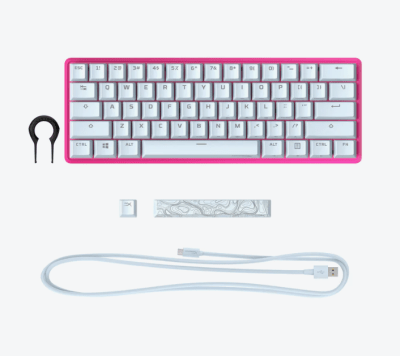 Hyperex Teclado Alloy origins 60 blanco1