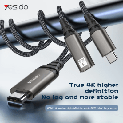 Adaptador USB-C a HDMI PD3.0 60W Compatible con Nintendo1
