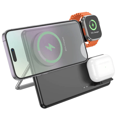 Cargador Inalámbrico 3 en 1 Hoco CQ12