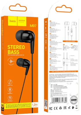 Audifono 3.5mm Negro Hoco M97