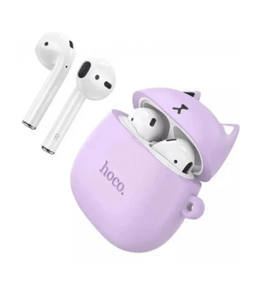 Audifono BT Cute Cat Morado EW452