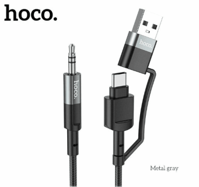 Cable Auxiliar Hoco UPA23 2-1 C-USB1